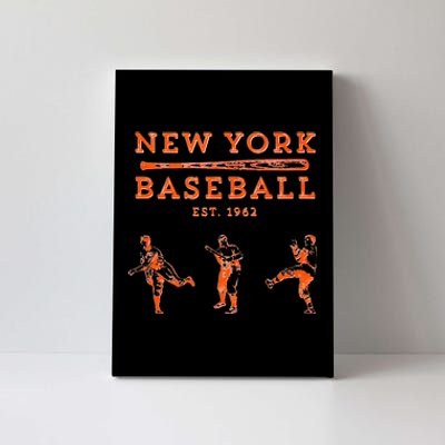 Classic Queens New York Baseball Team Fan Canvas