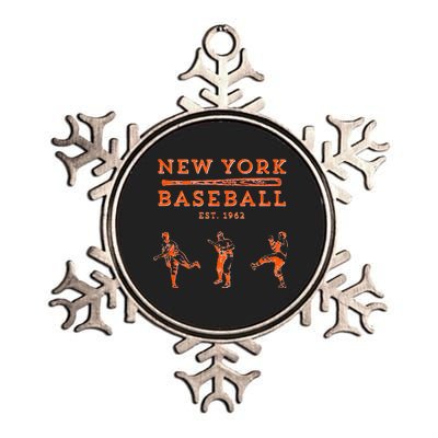 Classic Queens New York Baseball Team Fan Metallic Star Ornament