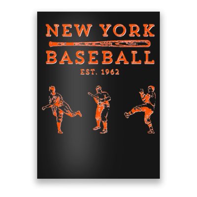 Classic Queens New York Baseball Team Fan Poster