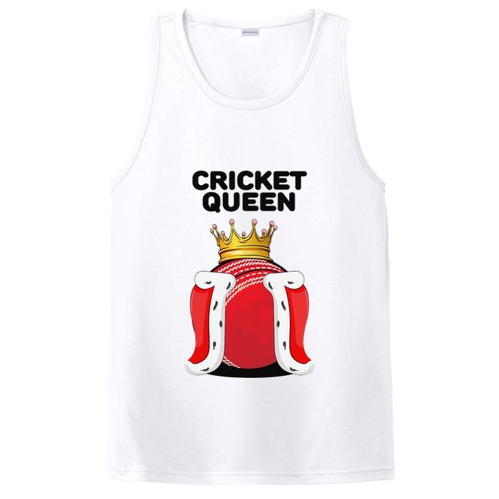  Cricket Queen Player Cricketer Pitch Bowler Coach PosiCharge Competitor Tank