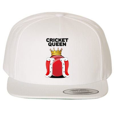 Cricket Queen Player Cricketer Pitch Bowler Coach Wool Snapback Cap