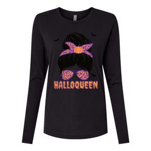 Cute Queen Spooky Funny Halloween Costume Gift Womens Cotton Relaxed Long Sleeve T-Shirt