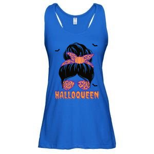 Cute Queen Spooky Funny Halloween Costume Gift Ladies Essential Flowy Tank