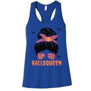 Cute Queen Spooky Funny Halloween Costume Gift Women's Racerback Tank