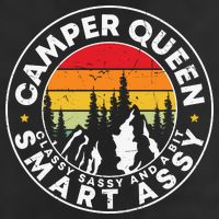 Camper Queen Smart Assy , Classy Sassy And A Bit Logo Camping Adult Drive Performance Visor