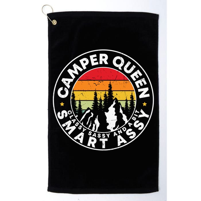 Camper Queen Smart Assy , Classy Sassy And A Bit Logo Camping Golf Towel