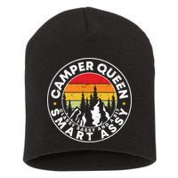 Camper Queen Smart Assy , Classy Sassy And A Bit Logo Camping Short Acrylic Beanie