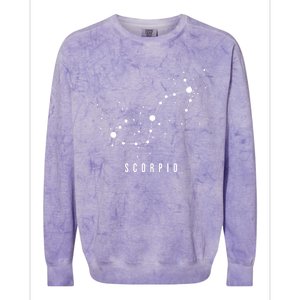 Constellation Quote Scorpio Constellation Cute Gift Science Gift Colorblast Crewneck Sweatshirt