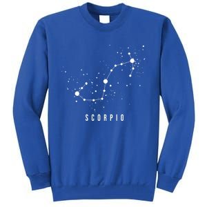 Constellation Quote Scorpio Constellation Cute Gift Science Gift Tall Sweatshirt