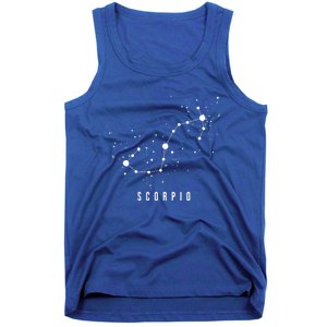 Constellation Quote Scorpio Constellation Cute Gift Science Gift Tank Top