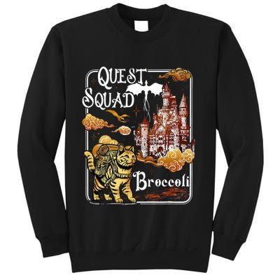Cat Quest Squad Broccoli Sweatshirt
