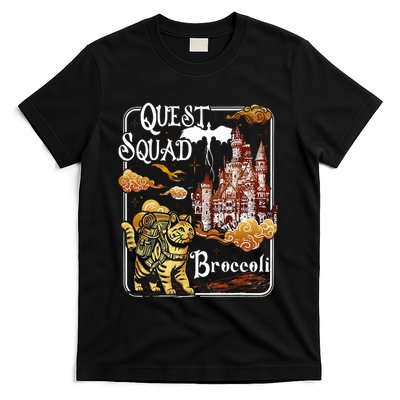 Cat Quest Squad Broccoli T-Shirt