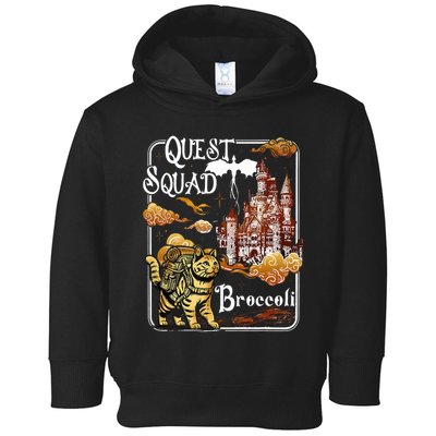 Cat Quest Squad Broccoli Toddler Hoodie