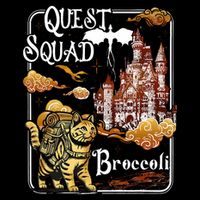 Cat Quest Squad Broccoli Women's Crop Top Tee