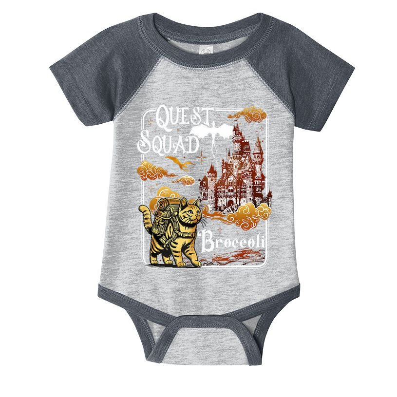 Cat Quest Squad Broccoli Infant Baby Jersey Bodysuit