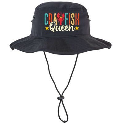 Crawfish Queen Vintage Retro Boil Season Lobster Gift Bucket Hat