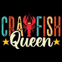 Crawfish Queen Vintage Retro Boil Season Lobster Gift Wool Snapback Cap
