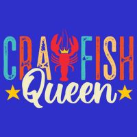 Crawfish Queen Vintage Retro Boil Season Lobster Gift Button