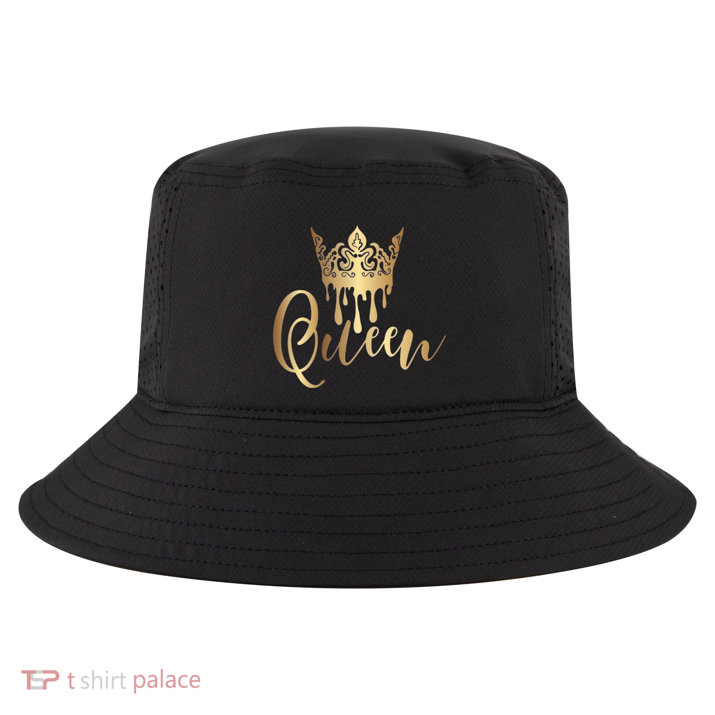 Cool Queen With Crown Cool Comfort Performance Bucket Hat