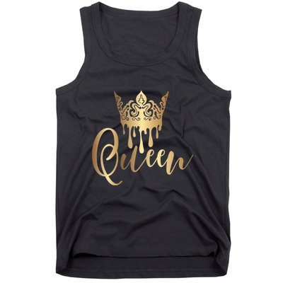 Cool Queen With Crown Tank Top