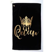 Cool Queen With Crown Golf Towel