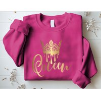 Cool Queen With Crown Sweatshirt
