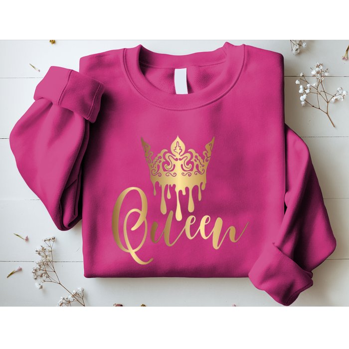 Cool Queen With Crown Sweatshirt