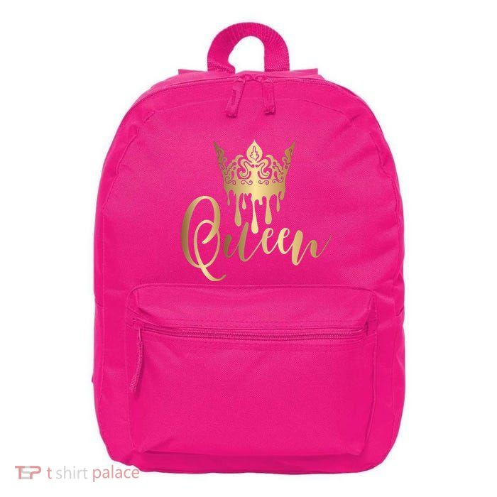 Cool Queen With Crown 16 in Basic Backpack