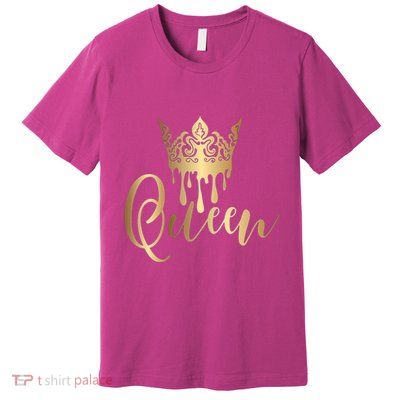 Cool Queen With Crown Premium T-Shirt