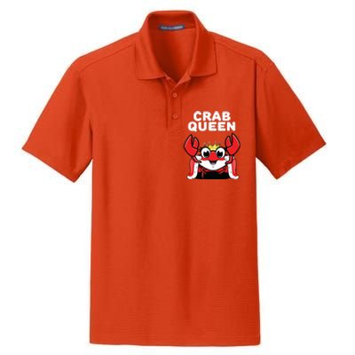 Crab Queen | Womens Crab Dry Zone Grid Polo