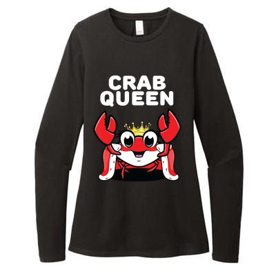 Crab Queen | Womens Crab Womens CVC Long Sleeve Shirt