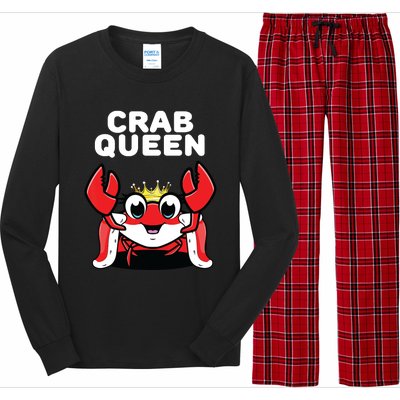 Crab Queen | Womens Crab Long Sleeve Pajama Set