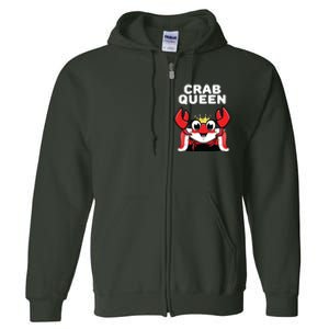 Crab Queen | Womens Crab Full Zip Hoodie