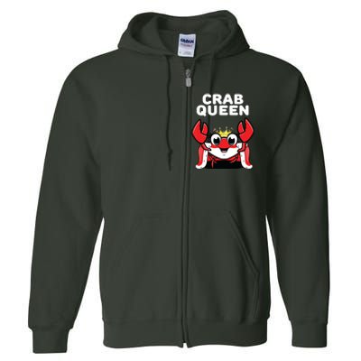 Crab Queen | Womens Crab Full Zip Hoodie