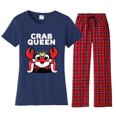 Crab Queen | Womens Crab Women's Flannel Pajama Set