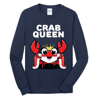 Crab Queen | Womens Crab Tall Long Sleeve T-Shirt