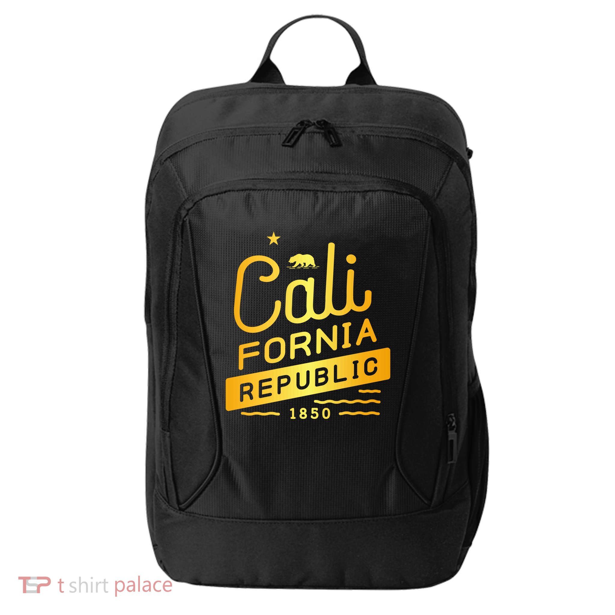 California Republic 1850 Gold Logo City Backpack