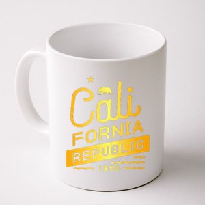 California Republic 1850 Gold Logo Coffee Mug