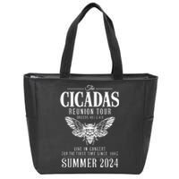 Cicada Reunion 2024 Brood Xiii Xix Summer 2024 Zip Tote Bag