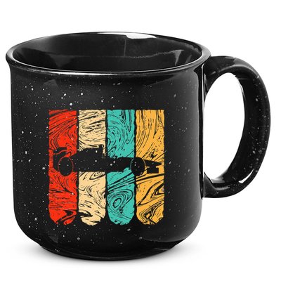 Classic Retro 70s Formula Motor Sport Racing Fan 15oz Campfire Ceramic Mug