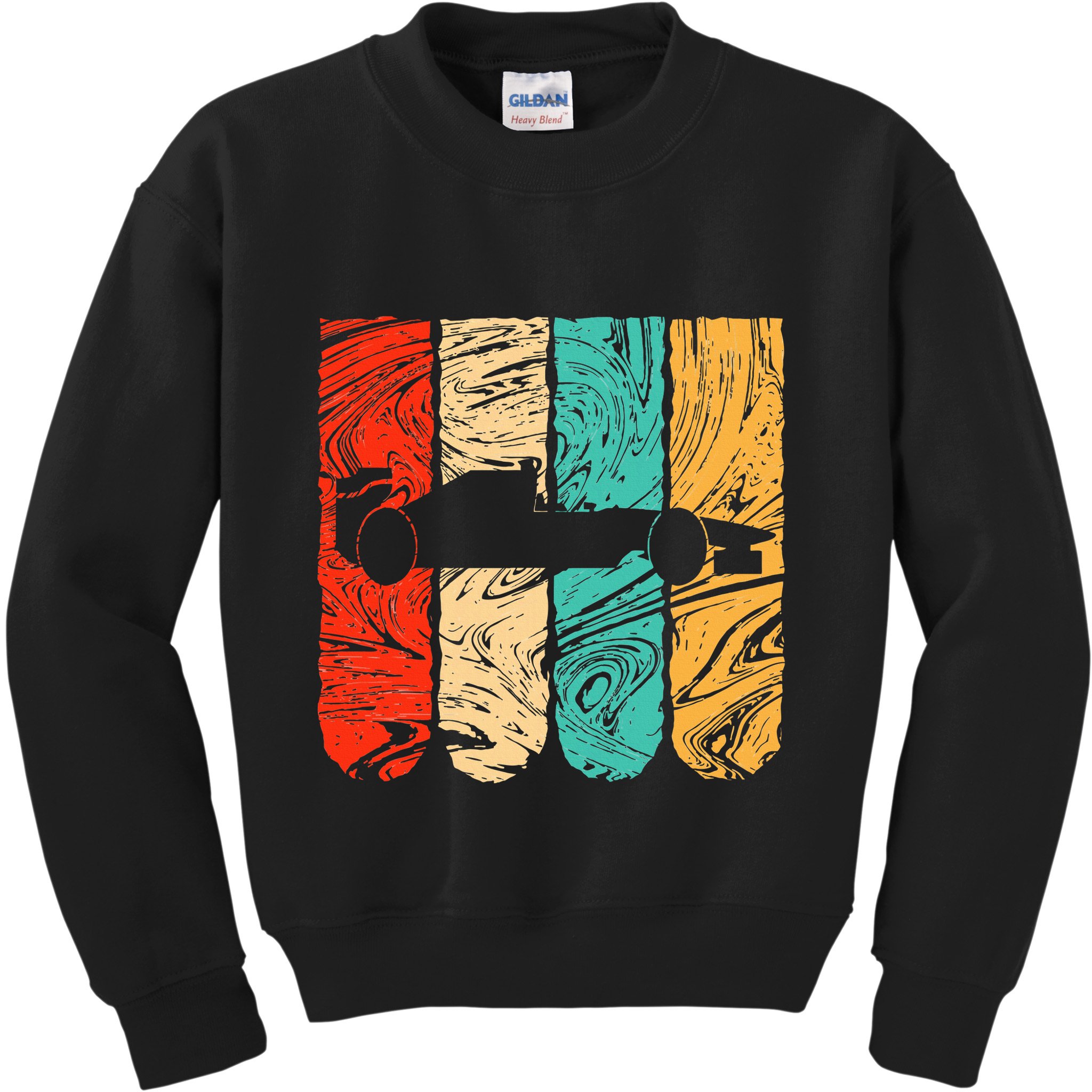 Classic Retro 70s Formula Motor Sport Racing Fan Kids Sweatshirt