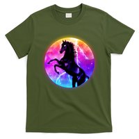 Colorful Retro 80's Eighties Lightning Galaxy Horse T-Shirt