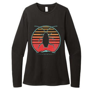 Cockroach Retro 80s Style Pest Control Exterminator Gift Womens CVC Long Sleeve Shirt