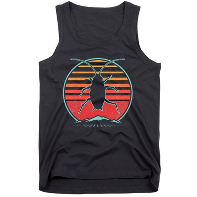 Cockroach Retro 80s Style Pest Control Exterminator Gift Tank Top