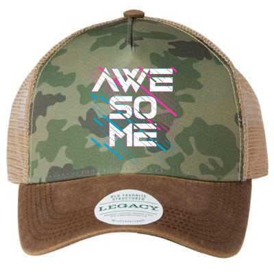 Cool Retro 80's Eighties Pattern Awesome Legacy Tie Dye Trucker Hat