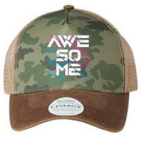 Cool Retro 80's Eighties Pattern Awesome Legacy Tie Dye Trucker Hat