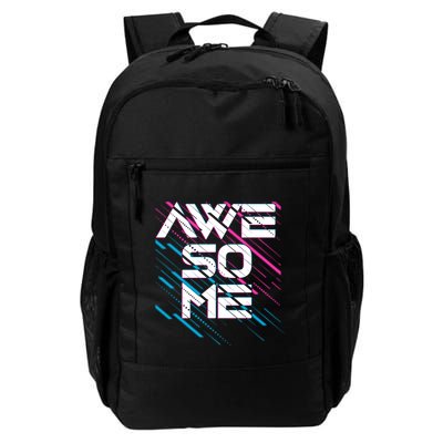 Cool Retro 80's Eighties Pattern Awesome Backpack