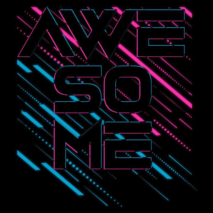 Cool Retro 80's Eighties Pattern Awesome Mug