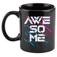 Cool Retro 80's Eighties Pattern Awesome 11oz C Handle Ceramic Mug