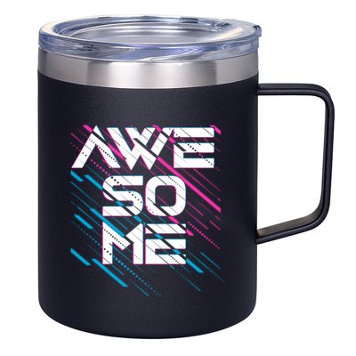 Cool Retro 80's Eighties Pattern Awesome 12oz Stainless Steel Coffee Mug